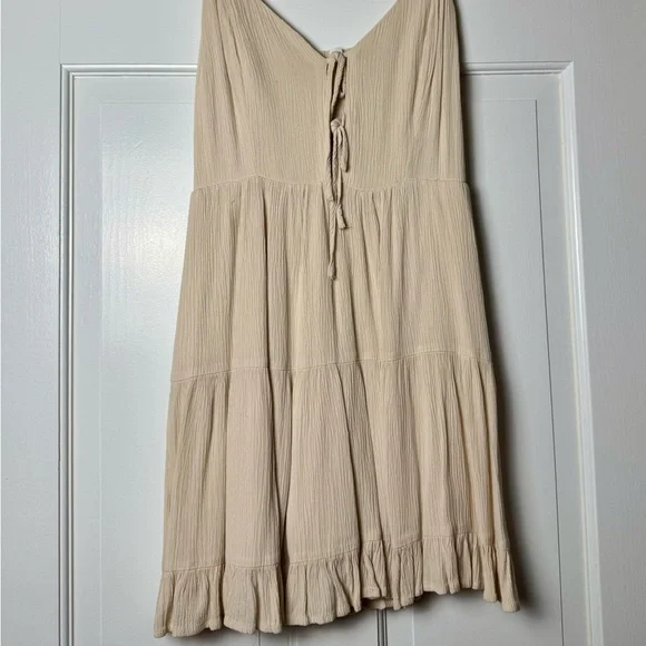 Garage Beige Textured Dress - Picture 2 of 5